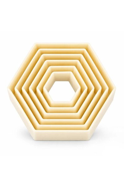 dinckitchen Hexagonal Volovan Set of 6 Pieces