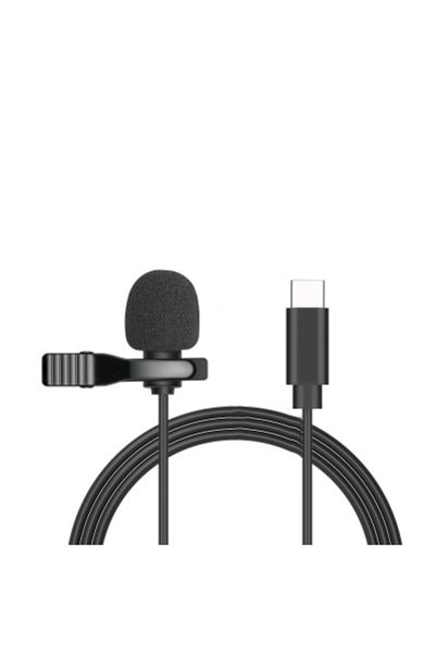 Choice4 Type-C 1.5m Mini Portable Lavalier Microphone Condenser Clip-on Lapel...