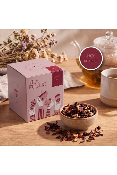 TEAPUBLİC Scarlet (Frenküzümlü Hibiskus Çayı) 50gr