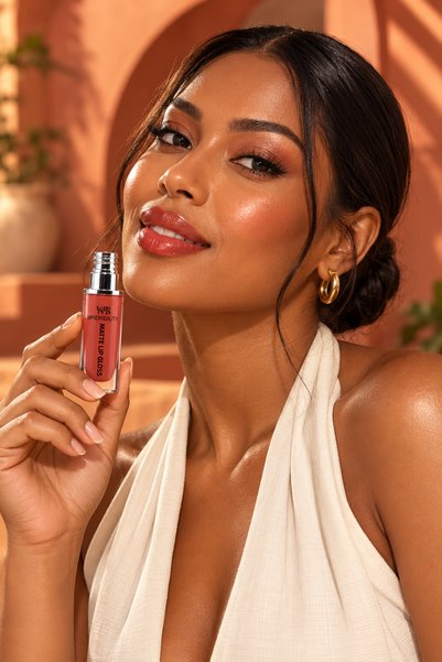 Warda Beauty Matte Lip Gloss, Highly Pigmented Liquid Lip Colour with Smooth ...