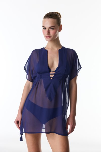Penti Navy Blue Basic Kaftan