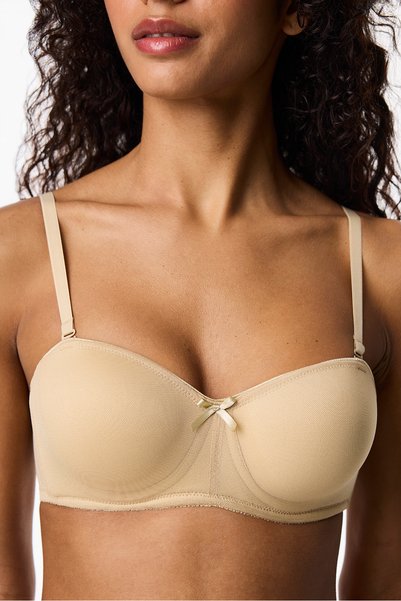 Penti Sutien cu sârmă Lotus, fără bretele, fără căptușeală, pentru a uniformiza culoarea pielii