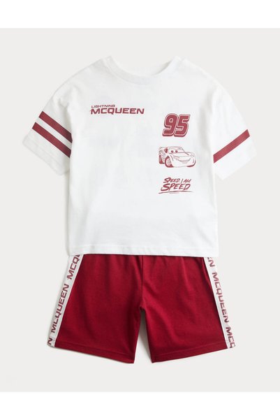 Marks & Spencer Disney Cars Pamuklu Pijama Takımı