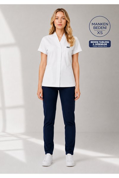 Simirna Üniforma Set de uniforme clinice MOVE Premium Lycra Scrubs Doctor Nurse