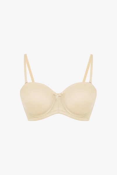 Penti Sutien cu sârmă Lotus, fără bretele, fără căptușeală, pentru a uniformiza culoarea pielii