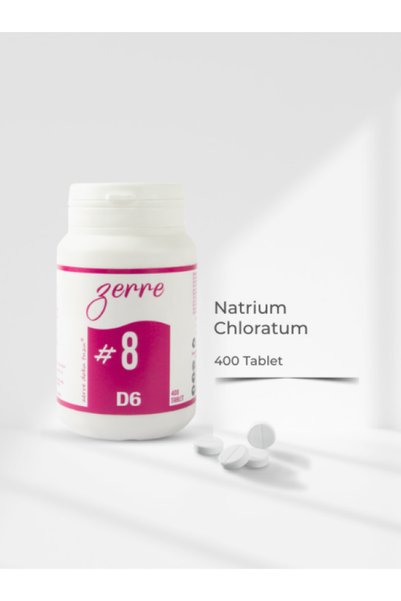 Avogadro Homeopati Schüssler Zerre Tissue Salt - # 8 400 Tablets