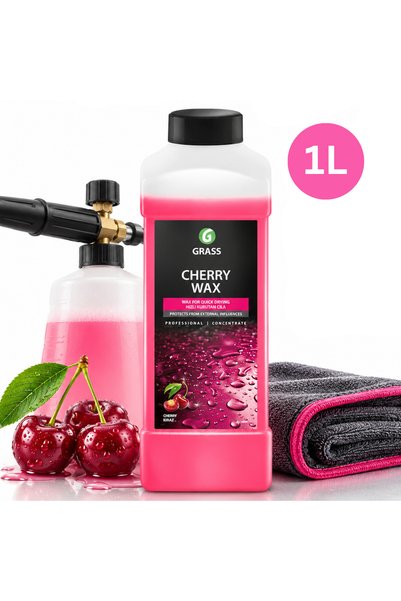 GRASS Ceară auto CHERRY WAX 1L, Ceară concentrată, Efect hidrofob, Luciu inte...