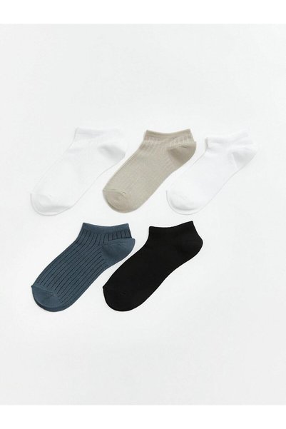LC Waikiki Mixed Men's Sneaker Socks 5-Pack (S6)