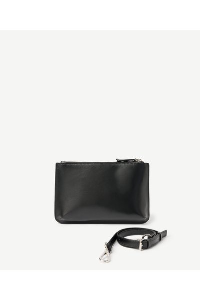 Yargıcı Double Zipper Leather Crossbody Bag