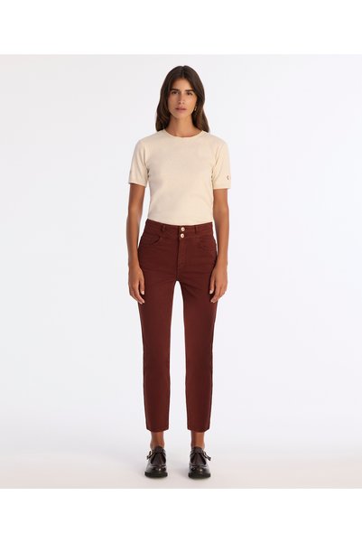 Yargıcı Slim High Waist Trousers