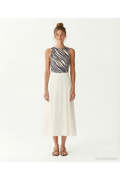 Yargıcı Flared High Waist Skirt