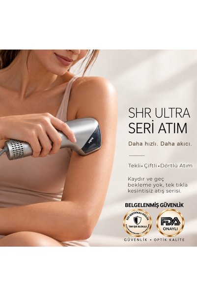 ROBX A2030 IPL YENİ Sapphire Sogutma 35 joule Ultra Güç -Acısız Etki- Çoklu Otomatik Seri Atım-Kadın-Erkek