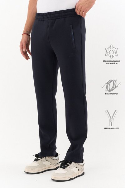 Shooter Sportswear Pantaloni de trening de iarnă pentru bărbați, albastru mar...