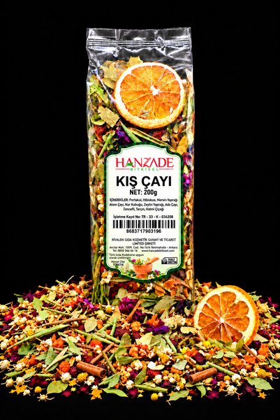 Hanzade Bitkisel Kış Çayı 200 Gr Zengin Içerikli