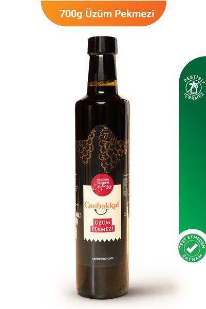 Canbakkal Üzüm Pekmezi 700 Gr – Doğal Katkısız Hakiki Üzüm Pekmezi