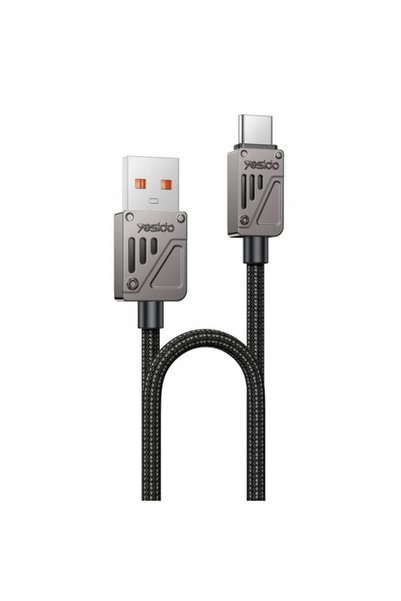 Yesido Cablu Date si Incarcare USB-A - USB-C CA135C, 18W, 1.2m, Negru