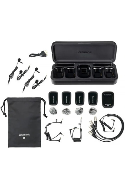 Saramonic Microfon wireless Blink500 ProX B8, 1x Receptor, 4x Microfoane, Aut...