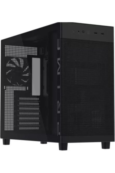 ASUS Carcasa Prime AP303 TG Fara sursa Middle Tower Tempered glass Negru