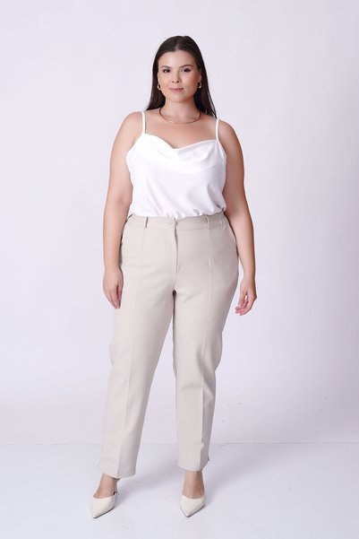 Büyük Moda Carrot Fabric Pants