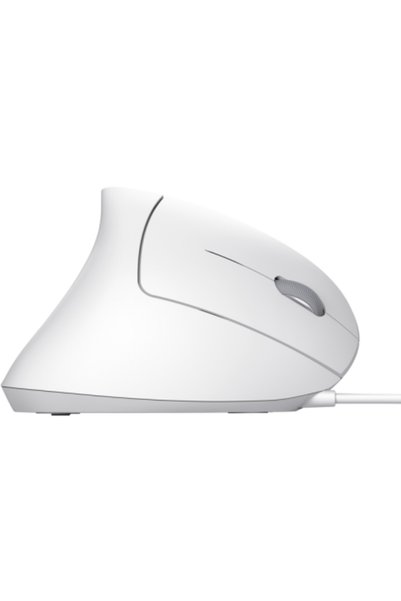 Trust MOUSE VERTO, Ergonomic, cu fir, 1000-1600 dpi, 5-1 butoane-scroll, Alb,...