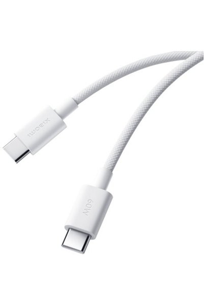 Xiaomi Cablu Date si Incarcare USB-C - USB-C Xiaomi, 60W, 1m, Alb BHR0878GL