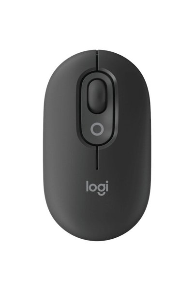 logitech Mouse wireless POP cu emoji, Bluetooth, Silent Touch, Comutare ușoar...