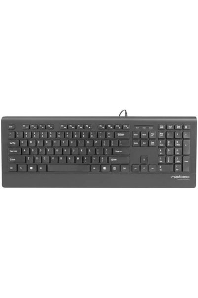 Natec Tastatură Barracuda US, USB, Plug & Play, Negru
