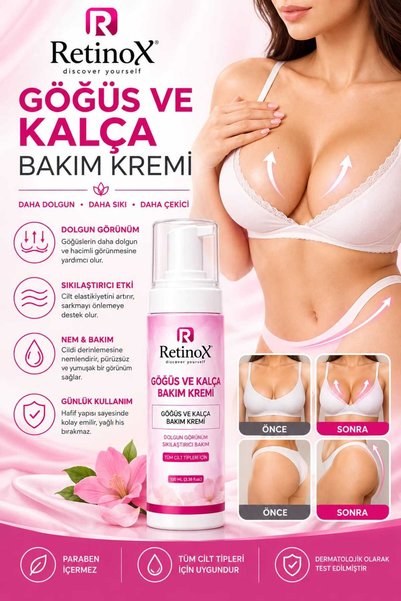 Retinox Göğüs Ve Kalça ,büyütcü,. Şekillendirici, Dolgunlaştırıcı, Çatlak Gid...