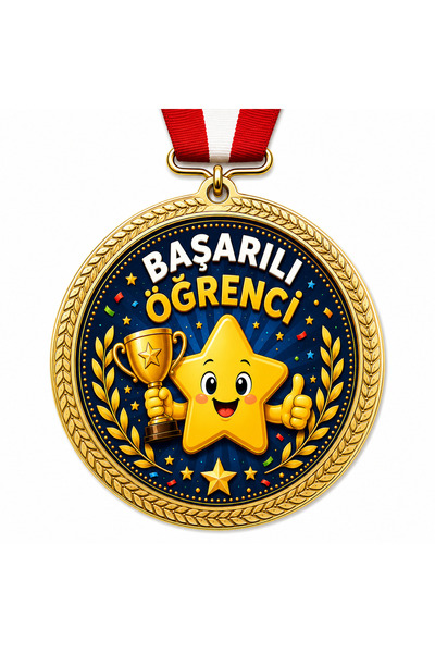 Lider Baskı 5 Μετάλλια Επιτυχημένων Μαθητών - Ψηφιακά τυπωμένα 1 Μετάλλιο Ποι...