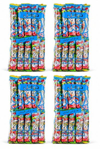 UMAIBO Spices Flavor Corn Snacks, 4 Bags x 30 Sticks, 120 Pieces, 600g