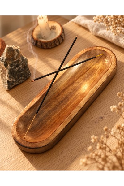 Paganca Oval Kenarlı Geniş Kayık Tütsülük