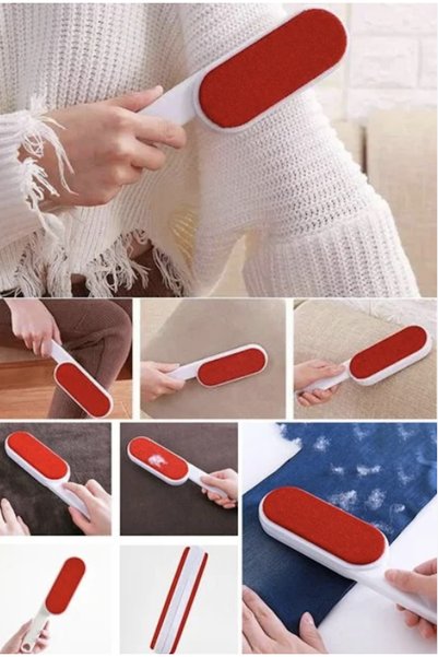 Bifirsat Double Sided Clothing Sofa Dust Feather Hair Removal Cleaning Brush