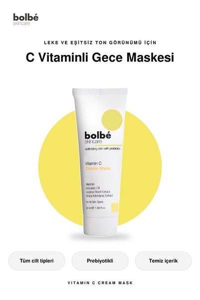 bolbé skincare Aydınlatıcı, Cilt Tonu Eşitleyici Leke ve Kırışıklık Karşıtı %...