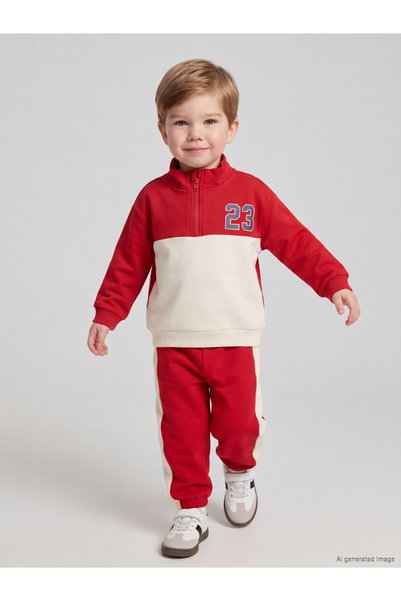 LC Waikiki I Color Block Baby Boy Sweatshirt and Sweatpants from Freezen Store