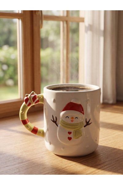 LC Waikiki Ceramic Mug with I Snowman Figure from Freezen Store