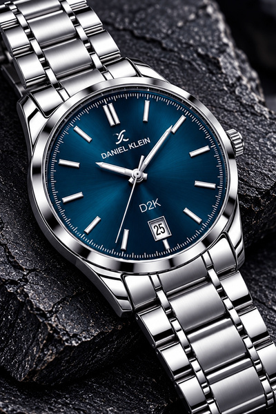 Daniel Klein Gift Original Men's Wristwatch 3Atm Water Resistant Silver Color...