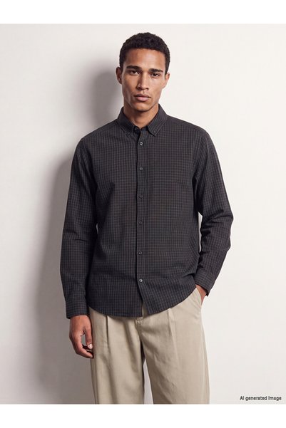 LC Waikiki Quality Pieces from Çelebi Store Standard Fit Checked Embroidered ...