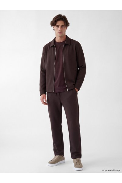 LC Waikiki Ozmarka New Season Brown Regular Fit Men's Sweatpants