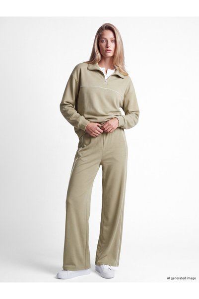 LC Waikiki I Stripe Detailed Soft Touch Women's Sweatpants from Freezen Store