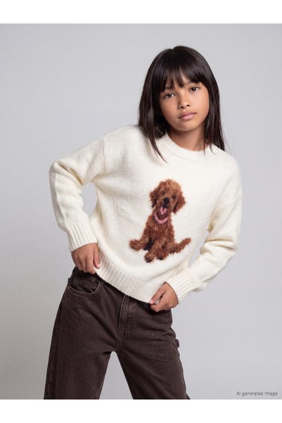 LC Waikiki I Embroidered Girls' Knitwear Sweater from Freezen Store