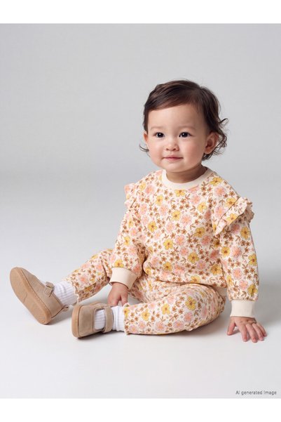 LC Waikiki Quality Pieces from Çelebi Store: Flower Embroidered Baby Girl Set