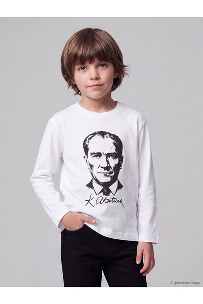 LC Waikiki Quality Parts from Çelebi Store: Boys' T-Shirt with Atatürk Print
