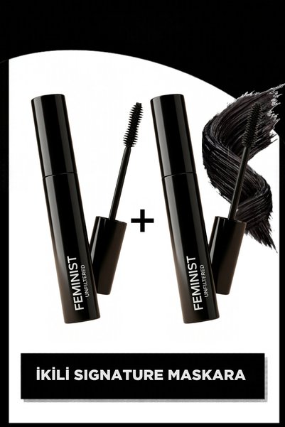 FEMINIST Mascara Set of 2 Lengthening and Volumizing Rimel with Tubing Effect