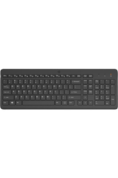 HP Tastatura 225 USB Wireless Layout English US Negru