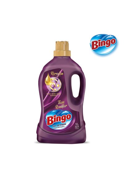Bingo Onaran Koruma Sıvı Bakım Çamaşır Deterjanı 4 lt 2'li