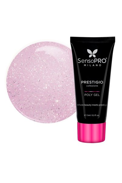 SensoPRO Milano Polygel PRESTIGIO - Sugar Blush, 15ml