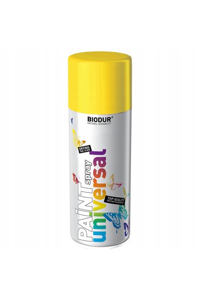 Biodur Vopsea spray galben trafic RAL 1023, 400 ml