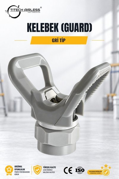Titech Airless Sprey Teknolojileri Kelebek (guard) Gri Renk
