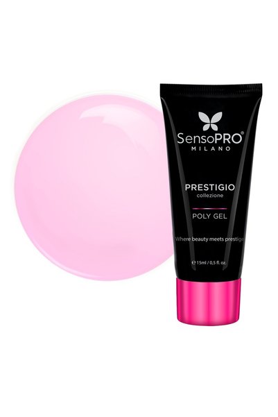 SensoPRO Milano Polygel PRESTIGIO - Pink Poetry, 15ml
