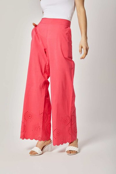 DALYDRESS Wide-Leg High-Waist Pants